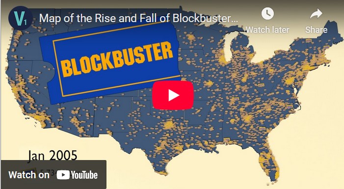 Blockbuster video stores