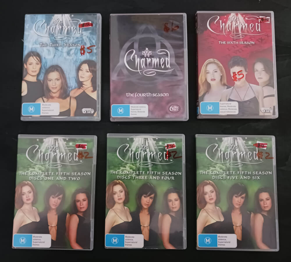 Charmed DVDs