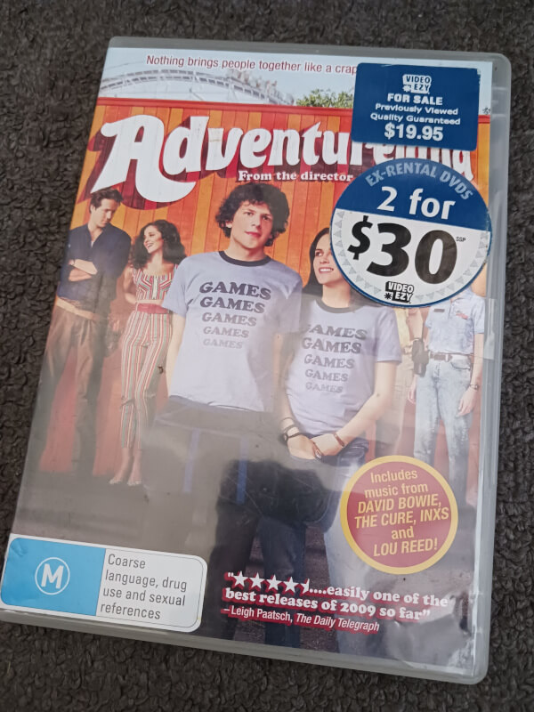 Adventureland DVD