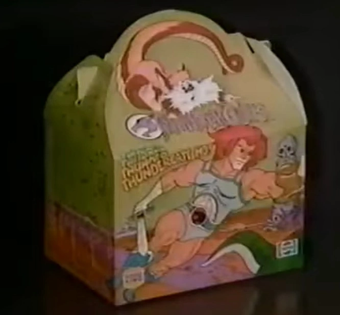 Burger King Thunder Cats meal box art - Liono